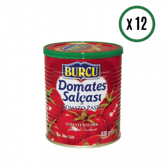 BURCU DOMATES SALÇASI 830GR 12 ADET