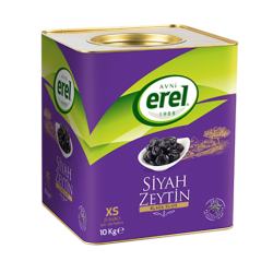 EREL 10KG JUMBO SİYAH ZEYTİN 321-350 (XS)