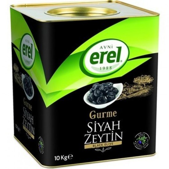 EREL 10KG ÖZEL SEÇME SİYAH ZEYTİN 201-230 (XL)
