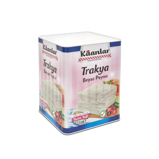 KAANLAR TRAKYA 17KG BEYAZ PEYNİR (YARIM YAĞLI)