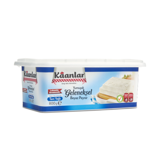 KAANLAR GELENEKSEL 800GR TAM YAĞLI BEYAZ PEYNİR