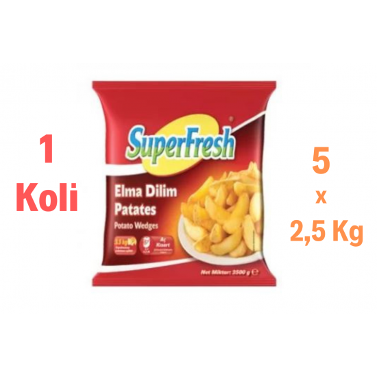 SUPERFRESH DOND.ELMA DİLİM PATATES