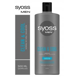 SYOSS ŞAMPUAN MEN CLEAN & COOL MENTOL 500 ML	