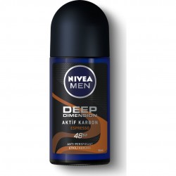 Nivea Men Deep Dimension Espresso Roll On Deodorant 50 ml