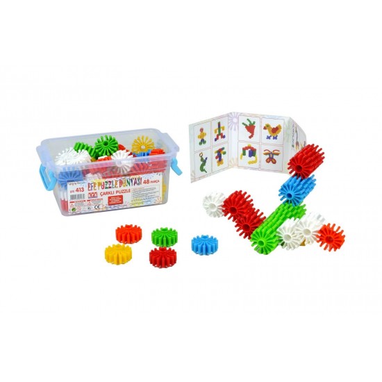 PUZZLE ÇARKLI 48 PARÇA PUZZLE BÜYÜK KUTULU