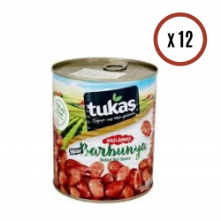 TUKAŞ 800 GR KURU BARBUNYA HAŞLANMIŞ 12 ADET