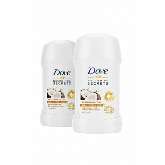 Dove Kadın Deodorant Hindistan Cevizi Stick 40 ml x 2