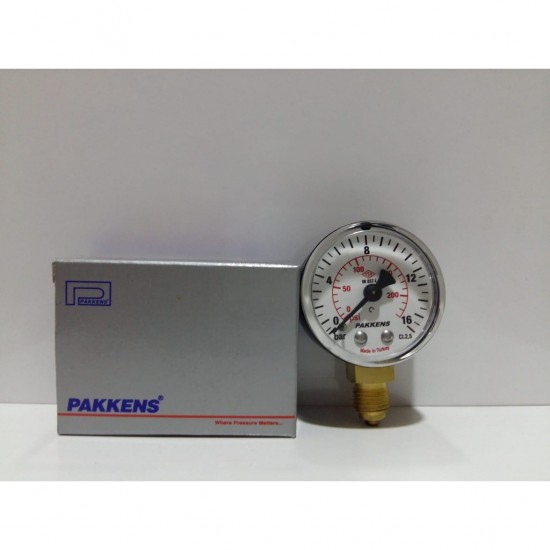 Kalde su basınç düşürücü 1/2 rekorsuz DN15 +Pakkens manometre