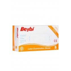 BEYBİ Muayene Eldiven Small Pudralı Lateks 100lü Paket