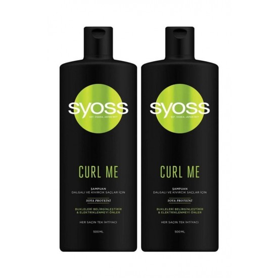 SYOSS ŞAMPUAN CURL ME 500 ML 2'li