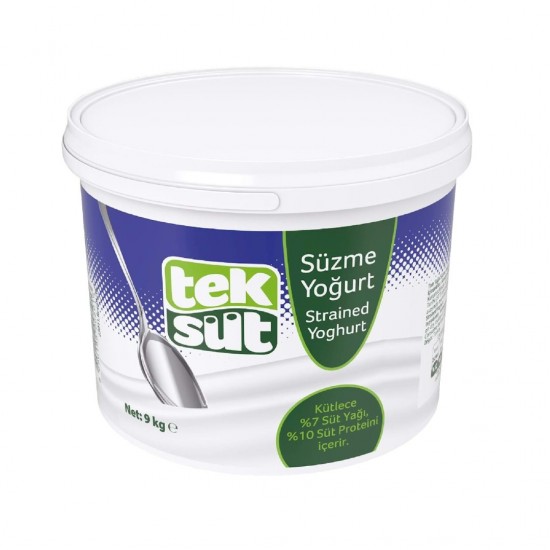 TEKSÜT 9 KG SÜZME YOĞURT