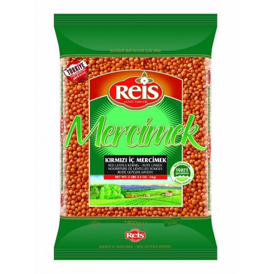 REİS KIRMIZI MERCİMEK 2.5 KG