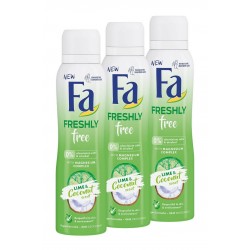 Fa Freshly Free Misket Limonu & Hindistan Cevizi Deosprey X 3 Adet 