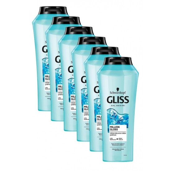 GLİSS ŞAMPUAN MİLLİON GLOSS 500ML 6'lı