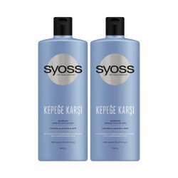 SYOSS ŞAMPUAN KEPEĞE KARŞI 500 ML	 2'li