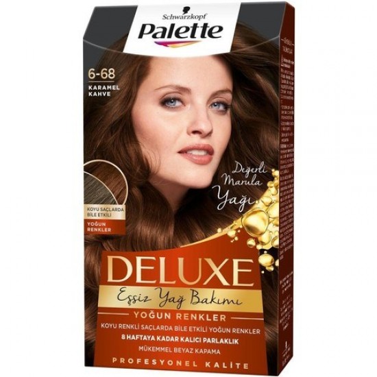Palette Deluxe Yoğun Renkler 6-68 KARAMEL KAHVE