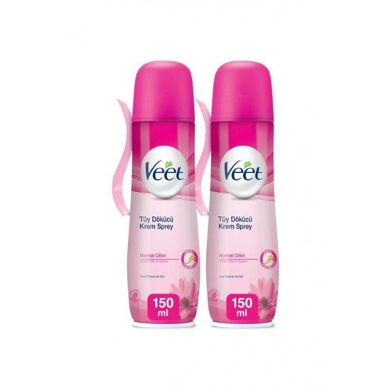 Veet Tüy Dökücü Sprey Krem Normal Ciltler 150 ml 2 Adet