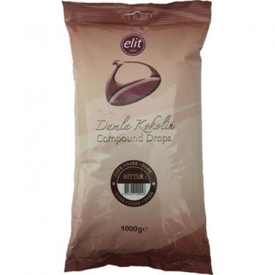 ELİT DAMLA BİTTER KOKOLİN 1000GR
